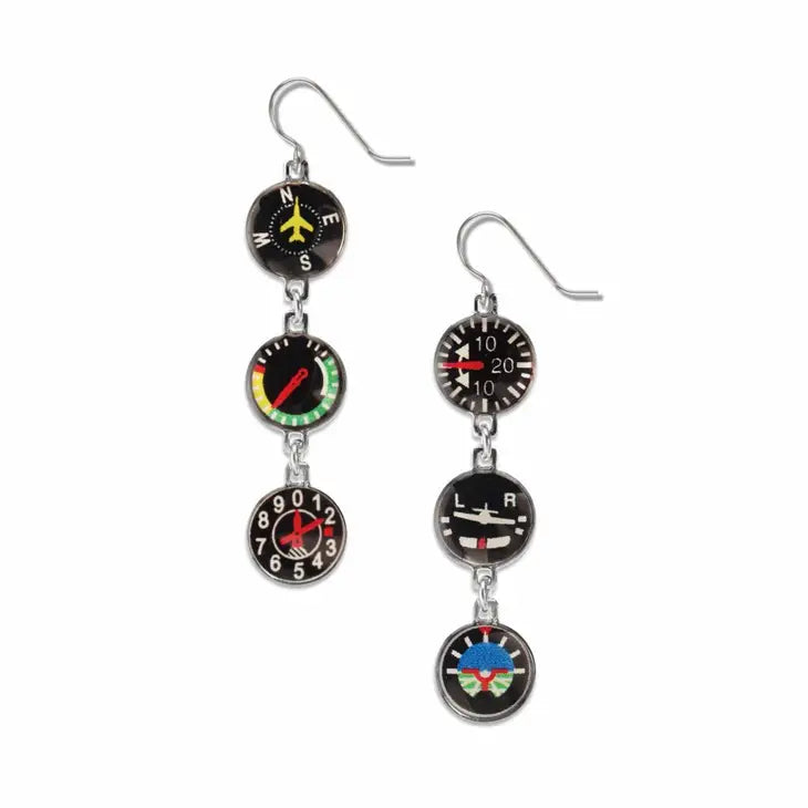 Flying Blind Instrument Earrings