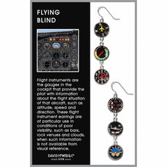 Flying Blind Instrument Earrings