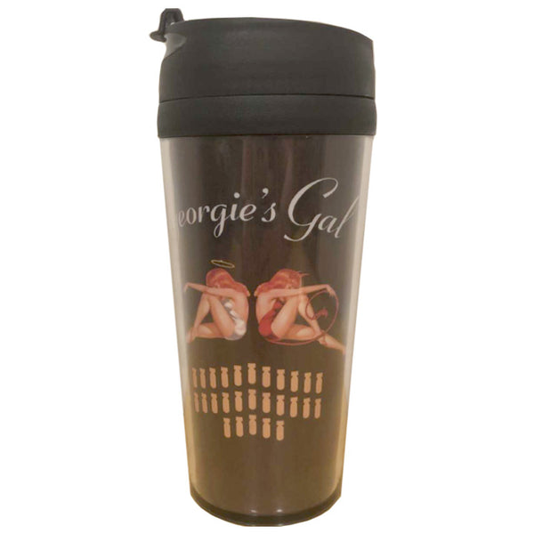 B-25 "Georgie's Gal" Nose Art Travel Mug