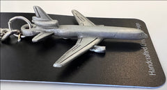 McDonnell Douglas KC-10 Extender Refueling Tanker Airplane Pewter Keychain