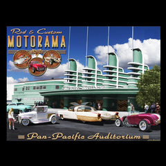 "Rod & Custom Motorama 1961 Pan Pacific" 19 X 25  by Larry Grossman