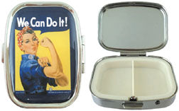 Rosie The Riveter Pill Box