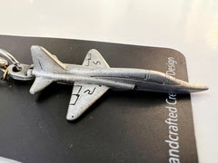 Llavero de peltre con forma de avión Northrop T-38 Talon