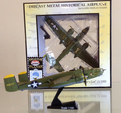 Limited Edition B-25 J Mitchell Bomber "Georgie's Gal" 1:100 scale diecast model exclusive to the Liberty Aviation Museum!