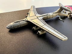 Lockheed C-141 Starlifter Pewter Airplane Keychain
