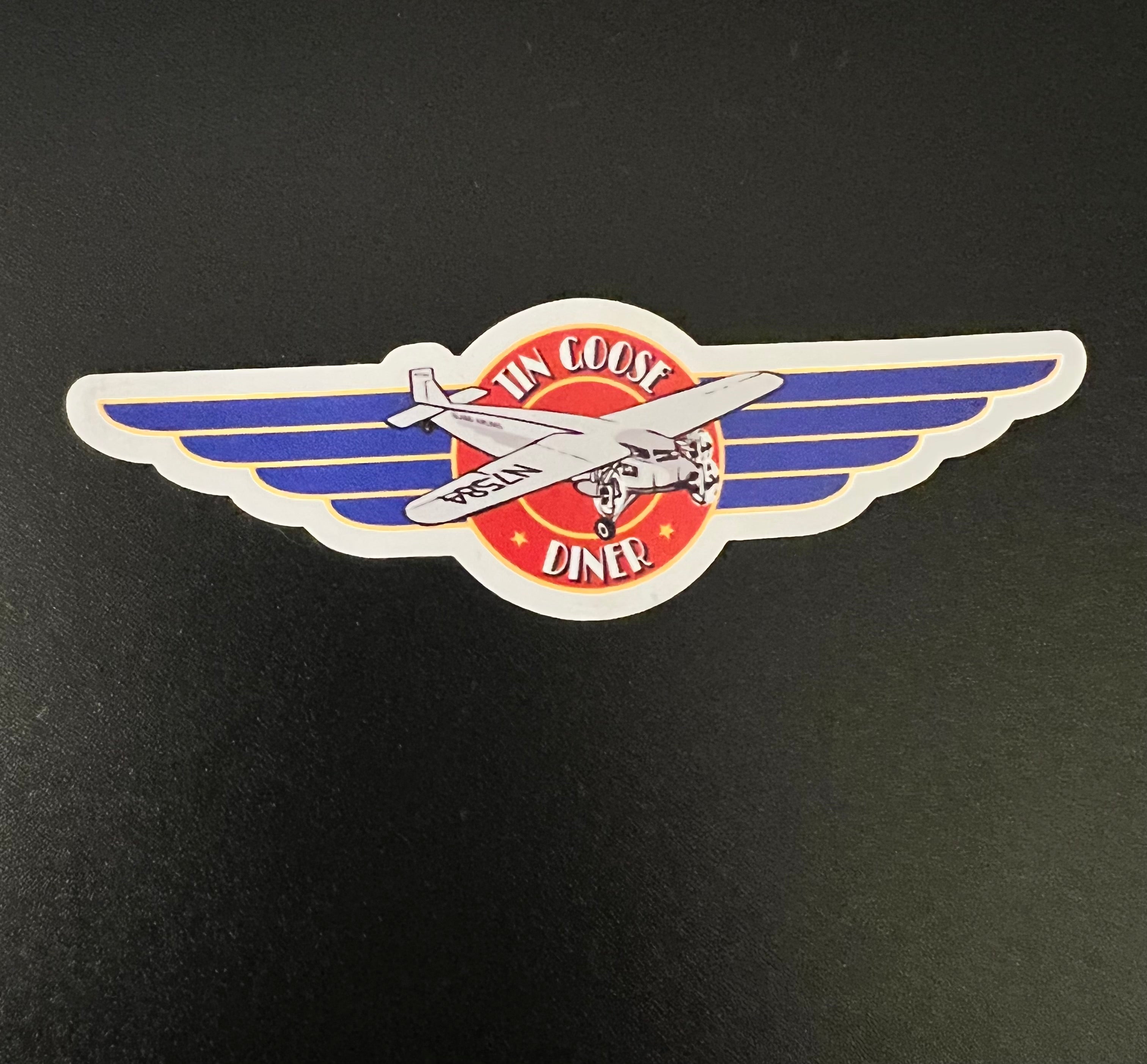 Tin Goose Diner Wing Logo Flat Mini Magnet