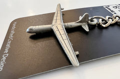 Llavero de peltre con forma de avión Convair B-36 Peacemaker