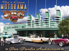 "Rod & Custom Motorama 1961 Pan Pacific" 19 X 25 de Larry Grossman