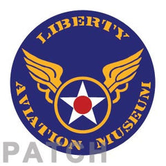 Liberty Aviation Museum Patch No. 1 (thin gold rim)