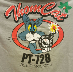 Camiseta con el logotipo del barco Thomcat PT-728 de la Segunda Guerra Mundial