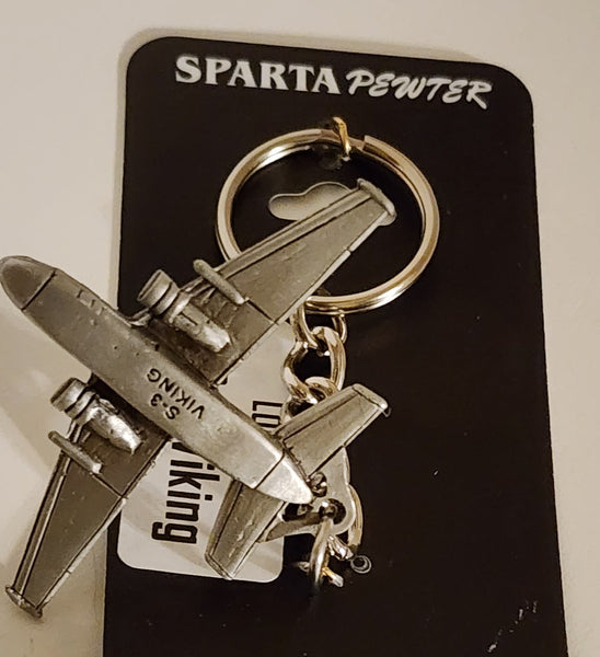 Lockheed Keychains Lockheed S-3 Viking Pewter Airplane Keychain – Liberty Aviation Museum PX