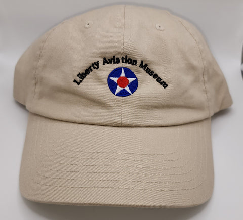 Liberty Aviation Museum Khaki Roundel Hat