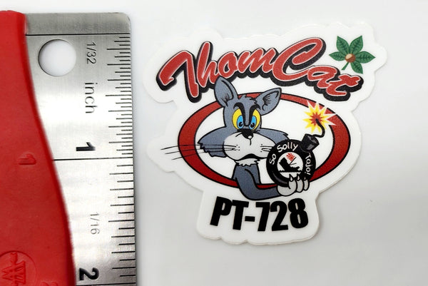 PT-728 ThomCat Logo Mini Sticker