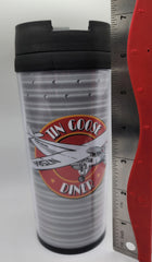 Tin Goose Diner Tri-Motor Logo Rivet Travel Mug