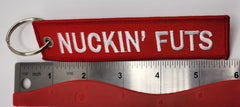 Nuckin' Futs Embroidered Keychain