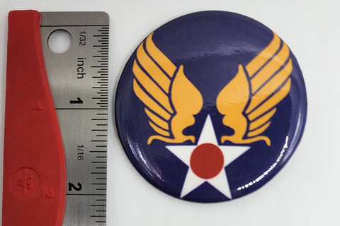 Army Air Corps Logo Button Pin