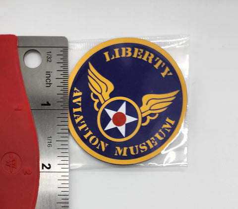 Liberty Aviation Museum Color Roundel Flexible Mini Magnet