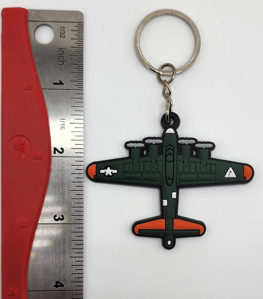 B-17 Flying Fortress PVC Airplane Keychain