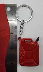 Vintage Style Red Metal Gas Can Keychain