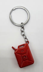 Vintage Style Red Mini Metal Gas Can Keychain