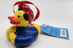 Rosie the Riveter Duck Resin Ornament