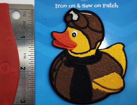 Aviator Duck Iron on/Sew on Patch