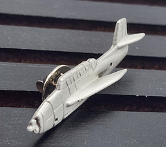 WWII Grumman TBM/TBF Avenger Bomber Pewter Airplane Lapel/Hat Pin