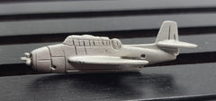 WWII Grumman TBM/TBF Avenger Bomber Pewter Airplane Lapel/Hat Pin