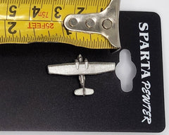 WWII Consolidated PBY Catalina Pewter Airplane Lapel Pin