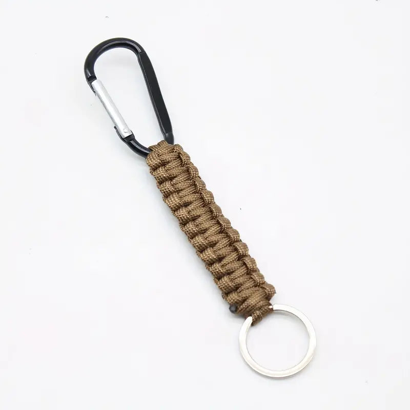 Brown Paracord Carabiner Keychain – Liberty Aviation Museum PX Brown Paracord Carabiner Keychain – Liberty Aviation Museum PX
