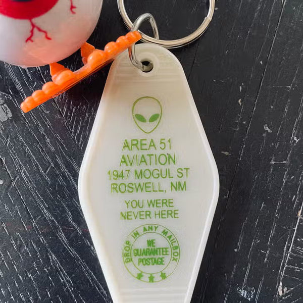 Area 51 Motel Key FOB Keychain