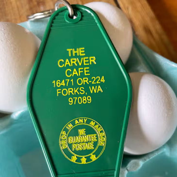 The Carver Cafe (Twilight) Motel Key FOB Keychain