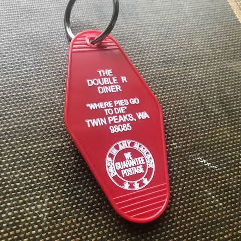 The Double R Diner (Twin Peaks) Motel Key FOB Keychain