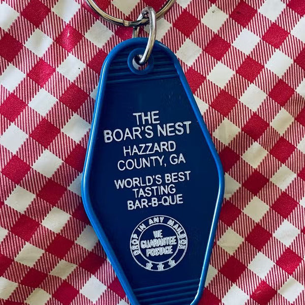 The Boar's Nest (The Dukes of Hazzard) Motel Key FOB Keychain