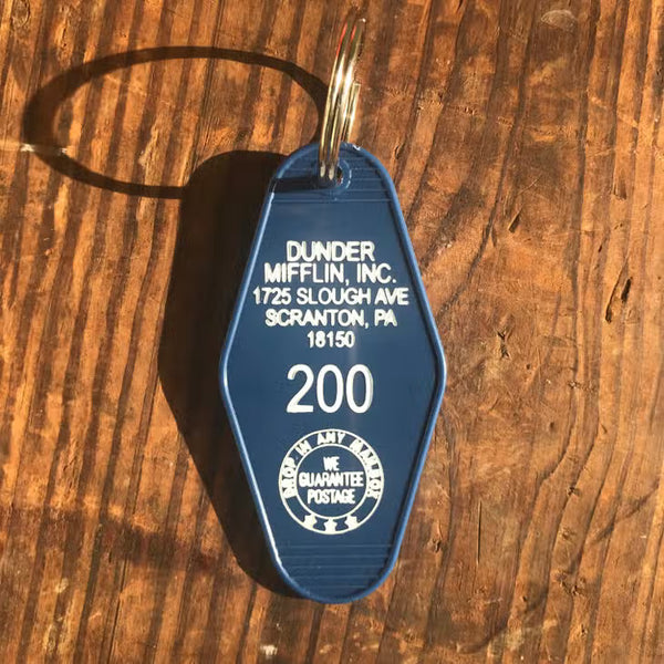 Dunder Mifflin, Inc. (The Office) Motel Key FOB Keychain