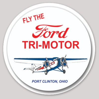 Fly the Ford 3in Round Sticker