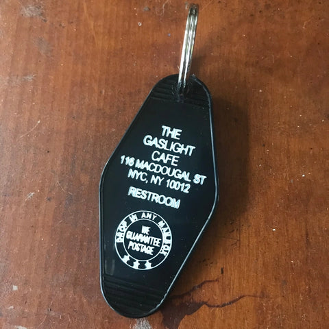 The Gaslight Cafe (The Marvelous Mrs. Maisel) Retro Motel Key FOB Keychain