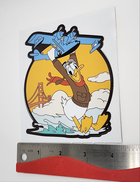 Donald Duck PBY Catalina WWII Sticker