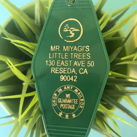 Mr. Miyagi's Little Trees (The Karate Kid) Motel Key FOB Keychain