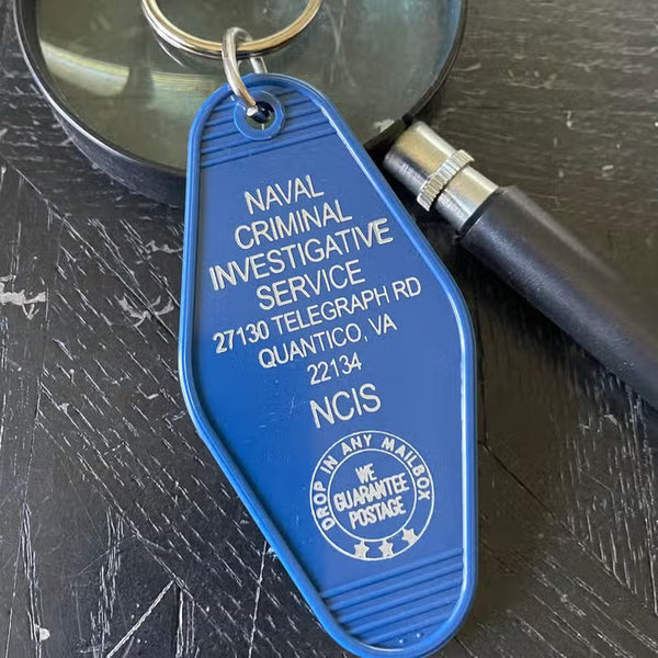 Naval Criminal Investigative Services (NCIS) Motel Key FOB Keychain
