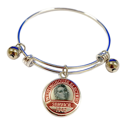Rosie the Riveter Westinghouse Bangle Bracelet