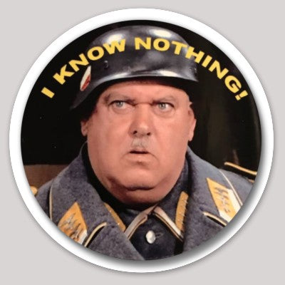 "I Know Nothing" 3in Round Sticker