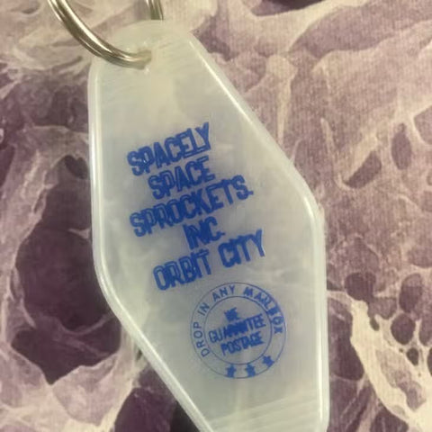 Spacely Space Sprockets (The Jetsons) Motel Key FOB Keychain