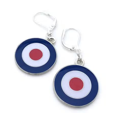Spitfire RAF Roundel Earrings