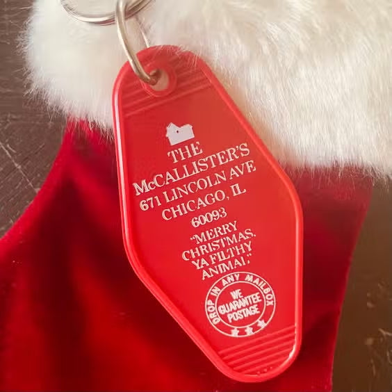 The McCallister's (Home Alone) Motel Key FOB Keychain
