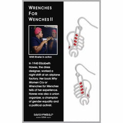 Wenches with Wrenches II- Giclee Print Earrings