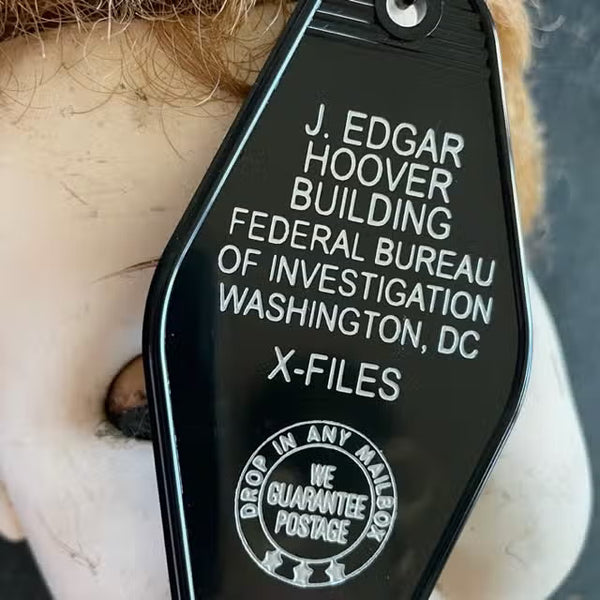 J. Edgar Hoover Building (The X-Files) Motel Key FOB Keychain