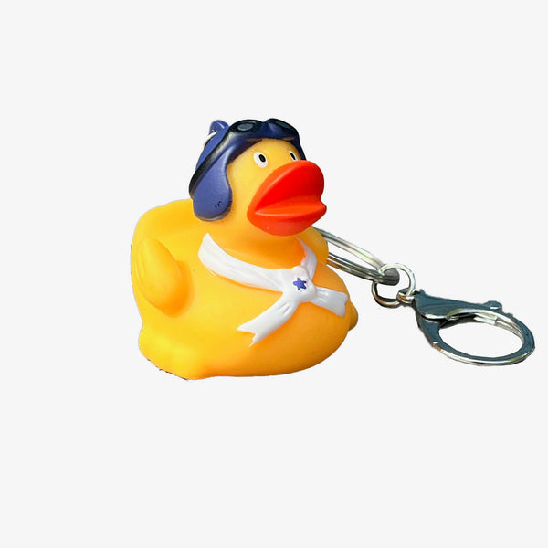 Aviator Duck Keychain