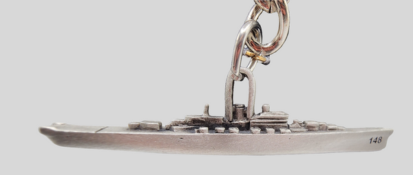 USS Newport News CA-148 Des Moines Class Heavy Cruiser Ship Pewter USS Newport News CA-148 Des Moines Class Heavy Cruiser Ship Pewter
