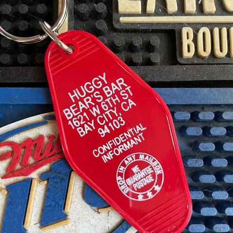 Huggy Bear's Bar (Starsky & Hutch) Motel Key FOB Keychain